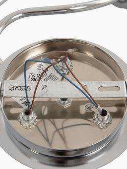 Люстра 11175/3CR, 3×60 Вт, E27, 58×58×22 см, белый/серебро