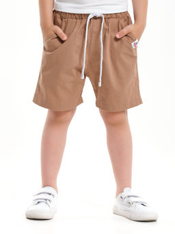 Шорты летние вещи детям UD 7534 коричневый - Mini maxi фото 3