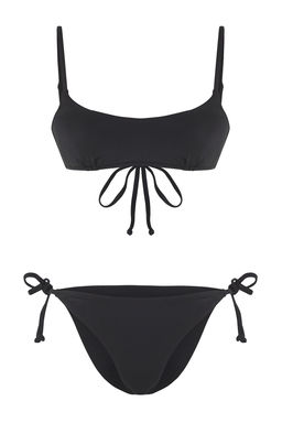 TRENDYOLMILLA Saks Bralette Normal Bel Regular Bikini Tak?m? TBESS25BT00103  фото 4