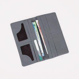 Кошелёк на магнитах, цвет серый - Simaland фото 4