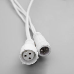 Гирлянда «Бахрома» 3×0.9 м, IP44, УМС, белая нить, 232 LED, свечение белое, 220 В