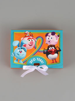 Цена за 3 шт. Коробка подарочная «Смешарики», 16,5 х 12 х 5 см