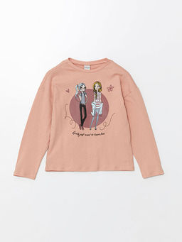 Bisiklet Yaka K?z ?ocuk Ti??rt