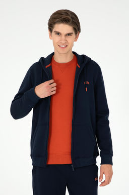 Мужской темно-синий свитшот