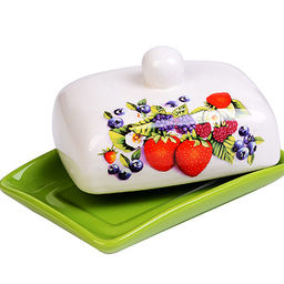 26273 Маслёнка с крышкой Ягоды LR (х24) - Mayer&boch фото 3