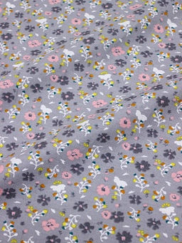 Теплый хлопок Волшебная ботаника цв.пепельный, ш.1.49м, хлопок-100%, 140гр/м.кв