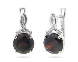 Серьги, гранат, Аурелия