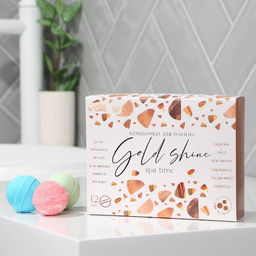 Бомбочки для ванны Bath bomb, 12 шт.× 40 г, BEAUTY FOX