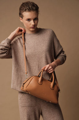 Кожаная сумка Kandys DBR 31206 светлый орех фото 3