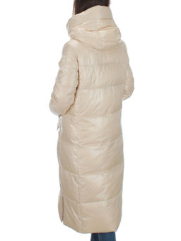 22-116 LT. BEIGE Пальто зимнее женское (200 гр. тинсулейт) - Фабричный китай фото 4