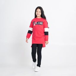 CRB wear/CWJG 62897-25-291 Платье для девочки, малиновый/Ex.Cherubino  фото 2