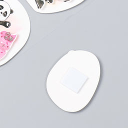 Наклейка картон 2 слоя Цветочные панды 17х12 см - Simaland фото 3