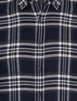 Темно-синяя приталенная рубашка с длинным рукавом - Cacharel фото 6