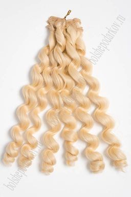 Фурнитура "Трессы для кукол Premium" 19 см; 29 гр (SF-2856) кудри №02D