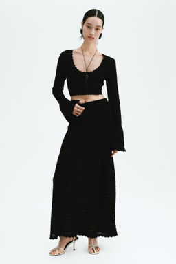 Top en punto con textura - H&m фото 2