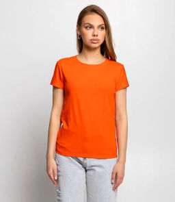 Футболка #ОКТ1665, оранжевый