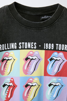 ROLLING STONES  WASHED-EFFECT T-SHIRT - Zara фото 3