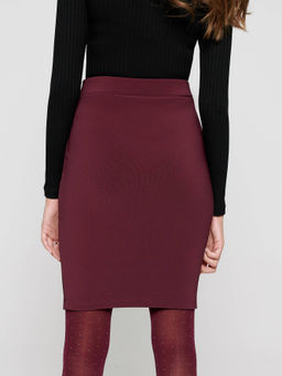 CONTE Классическая юбка-футляр PRESTIGE grape wine - Conte elegant фото 4