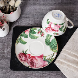 Чайная пара 2 предмета 270 мл / 17-127# / Роза в подарочной упаковке - Галеонтрейд фото 3