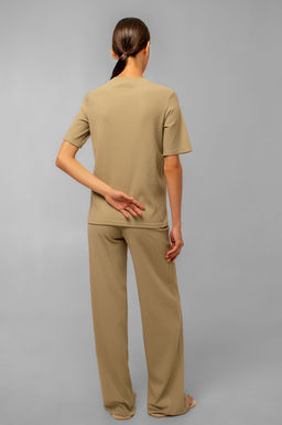 Арт 10401/6 Пижама с брюками 44-52 (5 шт) Цвет:верх- полынь, низ- полынь