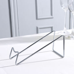 Подставка для бутылок Доляна «Минимал», металл, 18×7.5×8 см, хромированная