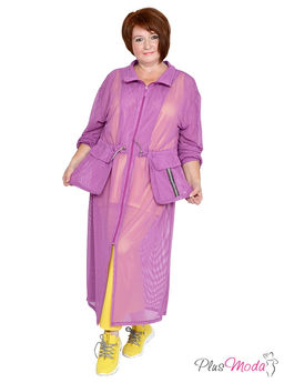 Парка-накидка Модель №934 размеры 44-84 - Plusmoda фото 2