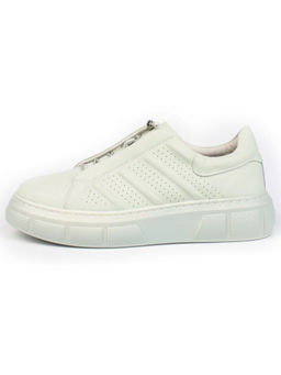 05-PDL256-3 LT. GREEN Кроссовки женские (натуральная кожа) - Фабричный китай фото 5