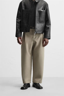 BALLOON FIT PLEATED TROUSERS - Zara фото 11