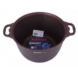 ЛА_АП_GRANIT ULTRA (red) Кастрюля 6,0л со стекл крышкой, арт кга62а