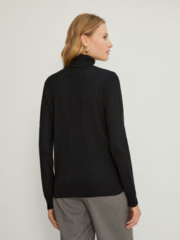 10200320091 Свитер жен. VASSA_22 черный - Concept club фото 4