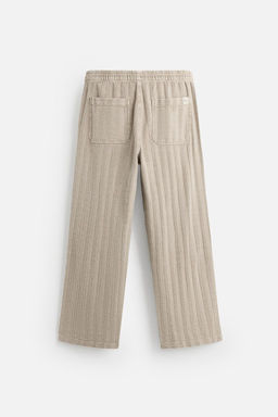 RELAXED FIT JACQUARD TROUSERS - Zara фото 28