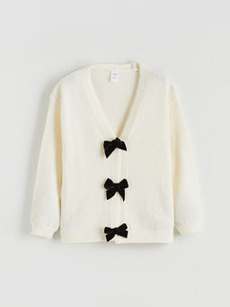 V Yaka K?z ?ocuk Triko H?rka