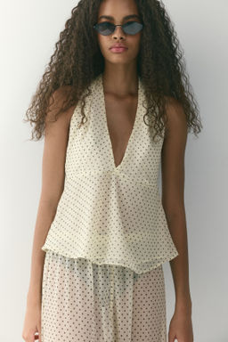 Top halter de gasa - H&m фото 4
