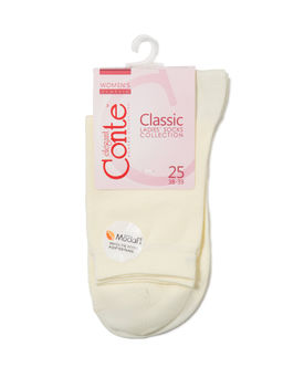 Цена за 2 пары. Носки Короткие CONTE CLASSIC капучино - Conte elegant фото 23
