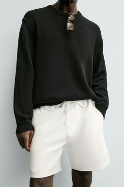 COMFORT TEXTURED BERMUDA SHORTS - Zara фото 5