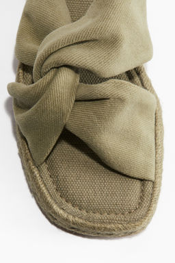 Sandalias alpargata con detalle entrelazado - H&m фото 4