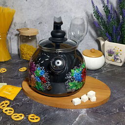 Чайник для плиты 3,0л сф.со св. "Каталина" мокр.асф. 1RC12