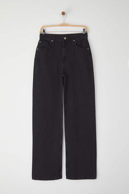 Trendyolmilla Ac?k Mavi Yuksek Bel Wide Leg Jeans TWOSS25JE00278  фото 9