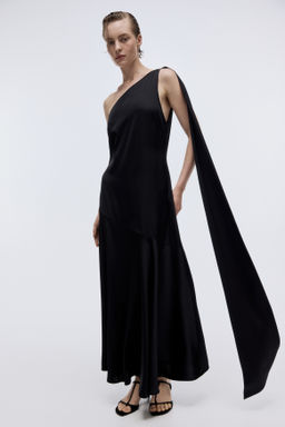 Vestido de sat?n con fular - H&m фото 6