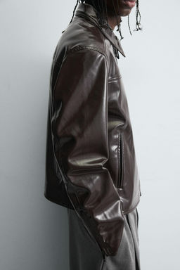 VINYL FINISH JACKET - Zara фото 5