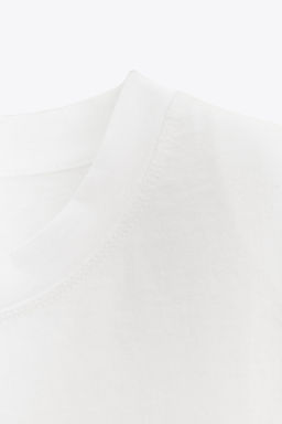 SLEEVELESS SHOULDER PAD T-SHIRT - Zara фото 16