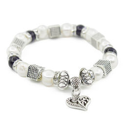 Браслет Фантазия-2 с жемчугом и синим авантюрином, длина 18см - Agat77 фото 3