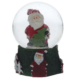 Фигурка декор в стекл шаре "Дед Мороз/Снеговик/Мишка", D 4.5 см, L4,5 W4,5 H6 см, 4в.