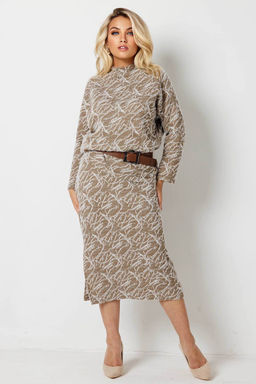 Юбка женская 152/15/Коричневый