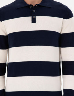 Erkek Lacivert Kazak