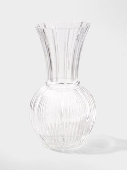Ваза стекло настольная "Рейдун" 24х10,5 см, прозрачный