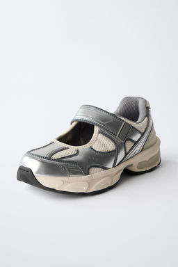 ZAPATILLA DEPORTIVA ABIERTA / Plata - Zara фото 3