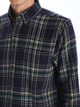 Regular Fit Uzun Kollu Ekose Erkek Oduncu G?mlek