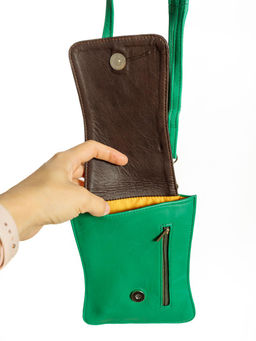 Сумка натуральная кожа через плечо №1115/38 - Ганг фото 5