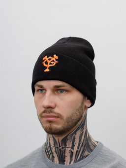 Шапка AMERICAN NEEDLE арт. 21019A-YOG Yomiuri Giants Cuffed Knit NPL (черный) фото 2